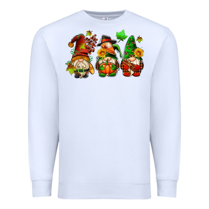Fall Gnomes With Pumpkin Pie Premium Sweatshirt by AdoDesignShop | Teevron