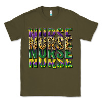 Army Green nurse mardi gras Classic Tee - CowGirlArtShop