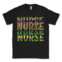 Black nurse mardi gras Classic Tee - CowGirlArtShop