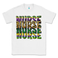 White nurse mardi gras Classic Tee - CowGirlArtShop