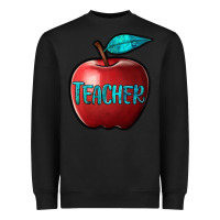 Black apple teacher Heavyweight Sweatshirt - BarkalooDesign