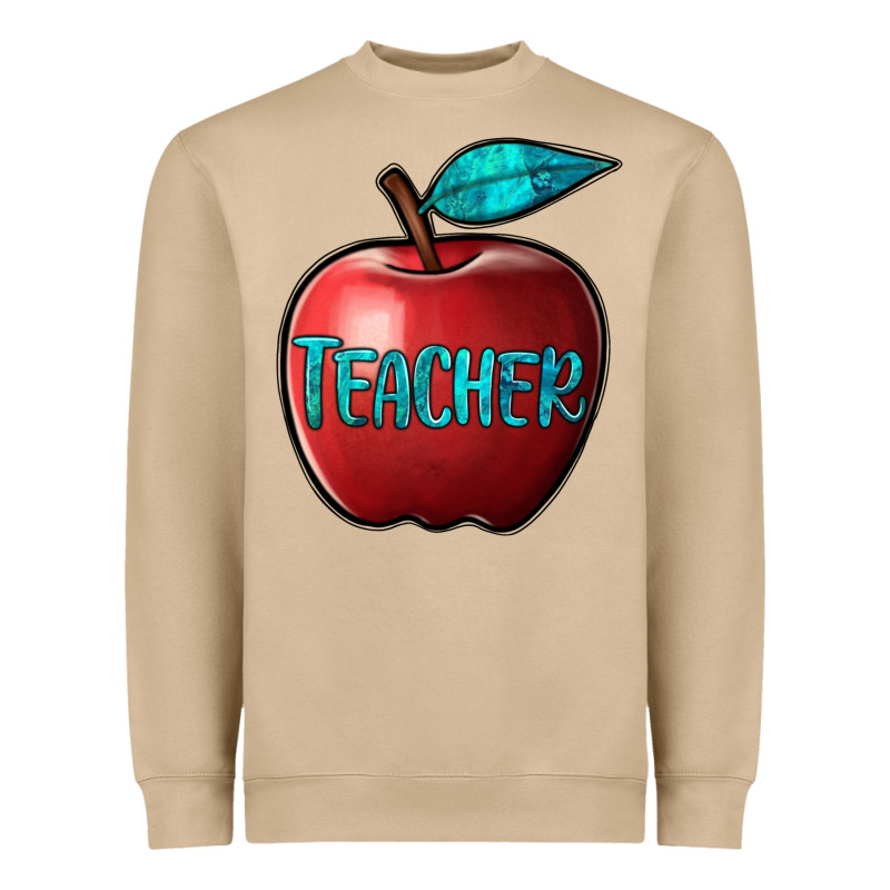 Apple Teacher Heavyweight Sweatshirt by BarkalooDesign | Teevron