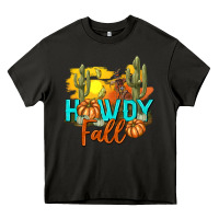 Asphalt Howdy Fall Heavy Core Tee - texasbilliewilder