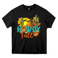 Black Howdy Fall Heavy Core Tee - texasbilliewilder