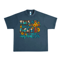 Midnight Navy this is how i fight my battles Urban Heavy Tee - OliviaCreatesArt