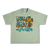 Oil Green this is how i fight my battles Urban Heavy Tee - OliviaCreatesArt