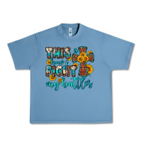 Pebble Blue this is how i fight my battles Urban Heavy Tee - OliviaCreatesArt