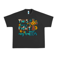 Pigment Black this is how i fight my battles Urban Heavy Tee - OliviaCreatesArt