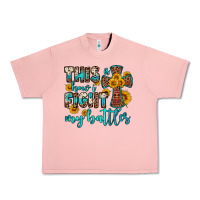 Salmon this is how i fight my battles Urban Heavy Tee - OliviaCreatesArt