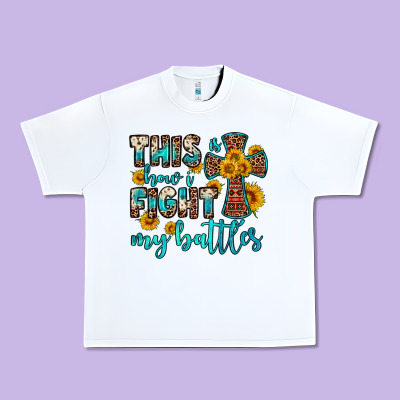 This Is How I Fight My Battles Urban Heavy Tee Designed By Oliviacreatesart