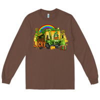 Chestnut lucky gnomes truck St. Patrick's Day Long Sleeve Tee - FaDigitalArtStudio