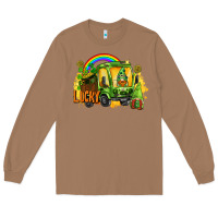 Toasted Coconut lucky gnomes truck St. Patrick's Day Long Sleeve Tee - FaDigitalArtStudio