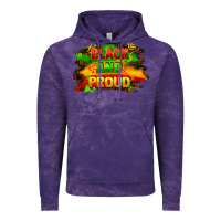 Cloud Purple black and proud Vintage Hoodie - FaDigitalArtStudio