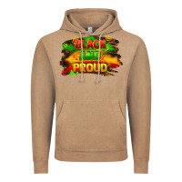Vintage Coffee black and proud Vintage Hoodie - FaDigitalArtStudio