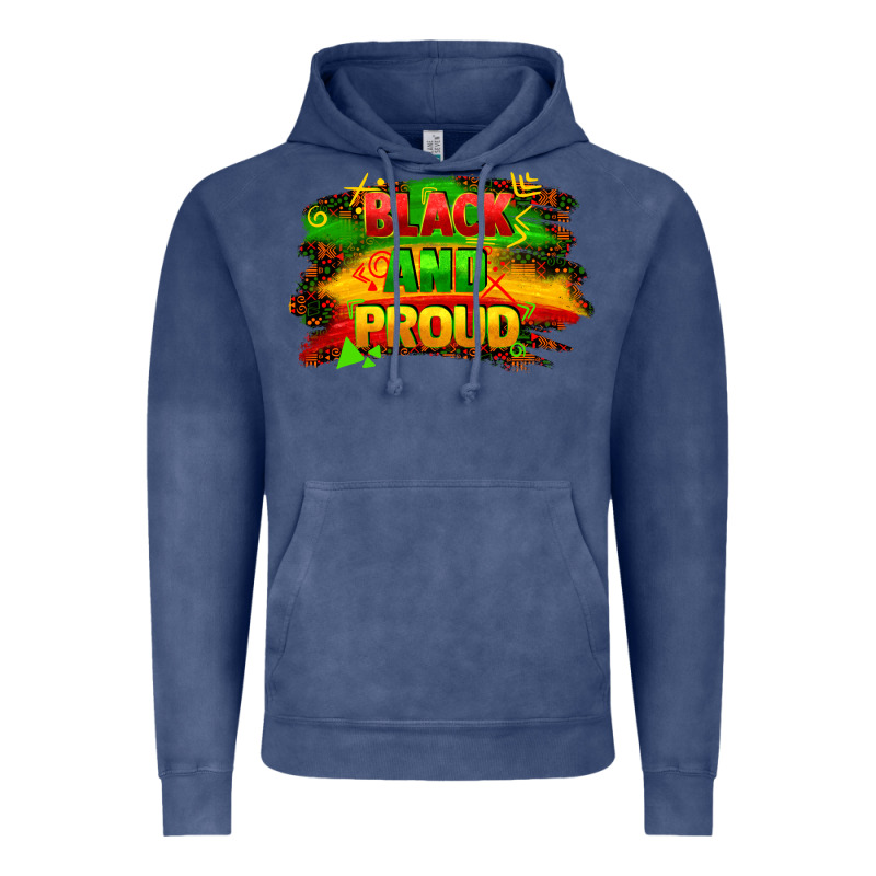 Black And Proud Vintage Hoodie by FaDigitalArtStudio | Teevron