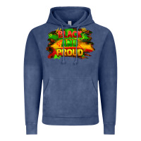 Vintage Denim black and proud Vintage Hoodie - FaDigitalArtStudio