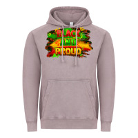 Vintage Zinc black and proud Vintage Hoodie - FaDigitalArtStudio