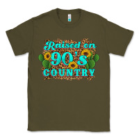 Army Green raised 90's country cactus sunflower's Classic Tee - Artiststas