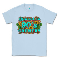 Dusty Blue raised 90's country cactus sunflower's Classic Tee - Artiststas