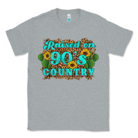 Heather Grey raised 90's country cactus sunflower's Classic Tee - Artiststas