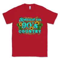 Red raised 90's country cactus sunflower's Classic Tee - Artiststas