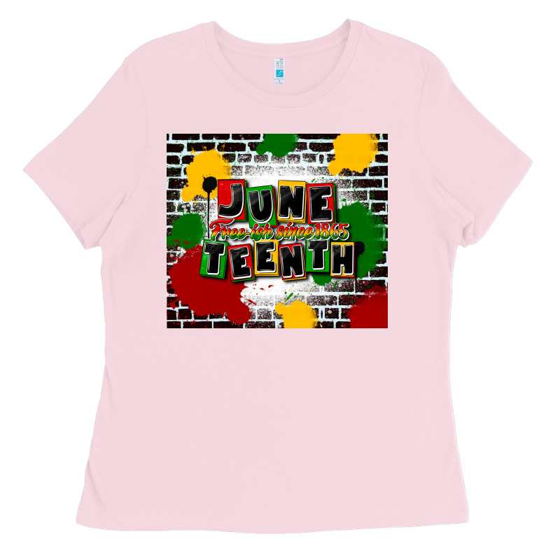 Juneteenth Free Ish Since 1865 Ladies Tee by CowGirlArtShop | Teevron