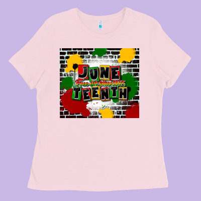 Juneteenth Free Ish Since 1865 Ladies Tee Designed By Cowgirlartshop