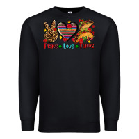 Black peace love tacos Premium Sweatshirt - AdoDesignShop