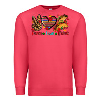 Cardinal peace love tacos Premium Sweatshirt - AdoDesignShop