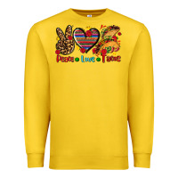Lemon peace love tacos Premium Sweatshirt - AdoDesignShop