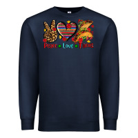 Navy peace love tacos Premium Sweatshirt - AdoDesignShop
