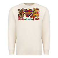 Sandshell peace love tacos Premium Sweatshirt - AdoDesignShop