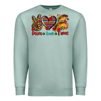 Seafoam peace love tacos Premium Sweatshirt - AdoDesignShop