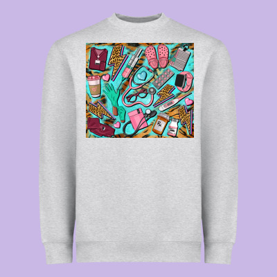 Nurse Tumbler Heavyweight Sweatshirt Designed By Barkaloodesign