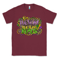 Burgundy on tuesday we wear beads Classic Tee - CowGirlArtShop
