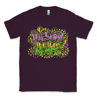 Plum on tuesday we wear beads Classic Tee - CowGirlArtShop