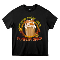 Black Mommy Needs Some Pumpkin Spice Heavy Core Tee - texasbilliewilder