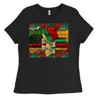 Black juneteenth freedom since 1865 Ladies Tee - CowGirlArtShop