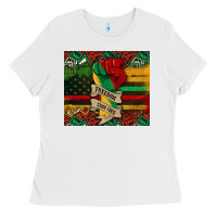 White juneteenth freedom since 1865 Ladies Tee - CowGirlArtShop