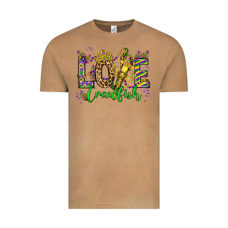 Love Crawfish Mardi Gras Olivia Vintage Tee by OliviaCreatesArt | Teevron
