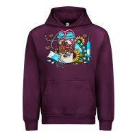 Mauve Wine western sunflower gemstone nurse Urban Hoodie - JahusDesignShop