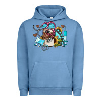 Pigment Pebble Blue western sunflower gemstone nurse Urban Hoodie - JahusDesignShop