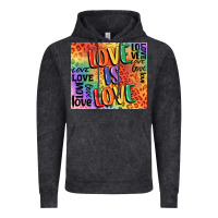 Vintage Black Pride love is love Vintage Hoodie - FaDigitalArtStudio