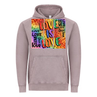 Pride Love Is Love Vintage Hoodie | Teevron