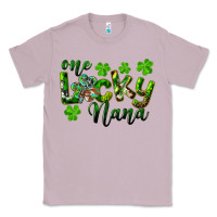 Lilac St. Patrick's Day One Lucky Nana Classic Tee - RanaPortraitStore