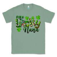 Sage St. Patrick's Day One Lucky Nana Classic Tee - RanaPortraitStore