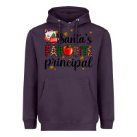 Plum santa's favorite principal Heavyweight Hoodie - AdoDesignShop