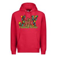 Cardinal joy Christmas Rockin Premium Hoodie - CowhideDigitalArt