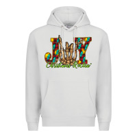 Dove Grey joy Christmas Rockin Premium Hoodie - CowhideDigitalArt