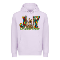 Lilac joy Christmas Rockin Premium Hoodie - CowhideDigitalArt